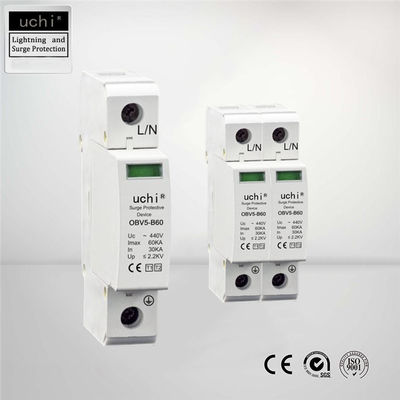 Visual Indicator Type 1+2 Surge Protector 440V For Lightning Protection