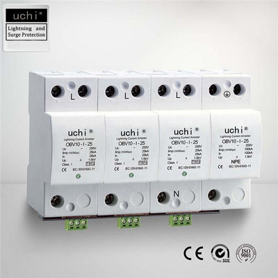 Type 1 And Type 2 Surge Protection 4p Poles For Power Transfer Equipment