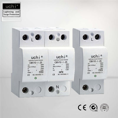 Class 1 Type 1 And 2 Surge Protection  Iimp 25KA ISO9001 Approved