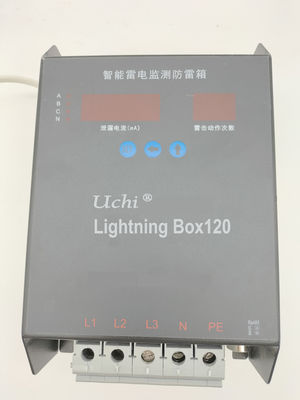 AC 380V 120kA Surge Protector Box With Dual Display Tube