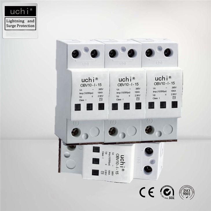 3 phase Power Surge Protection Device 60KA  ISO9001 Approved
