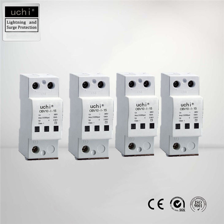 3 Pole low voltage surge protector 40KA T2 1.8 Protection Level