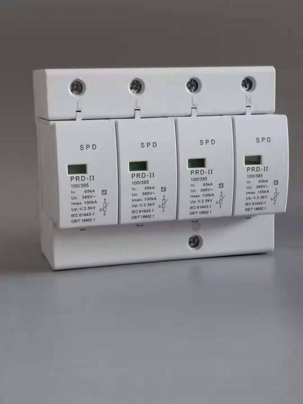 4P 385V 100KA Surge Protection Device SPD For Lower Voltage Power System